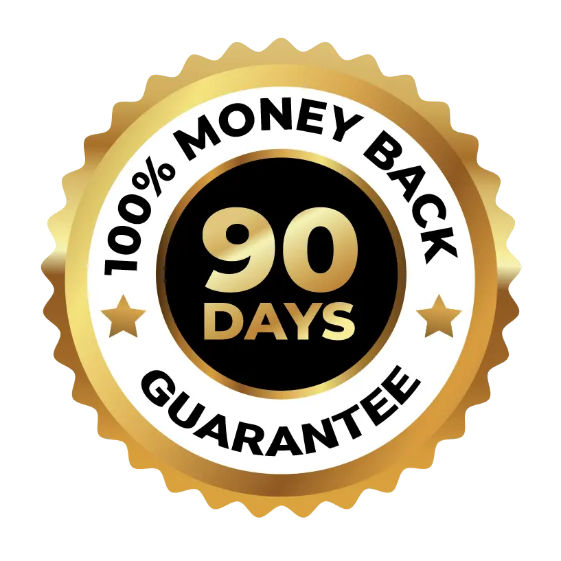 Audifort 90 day money back guarantee badge