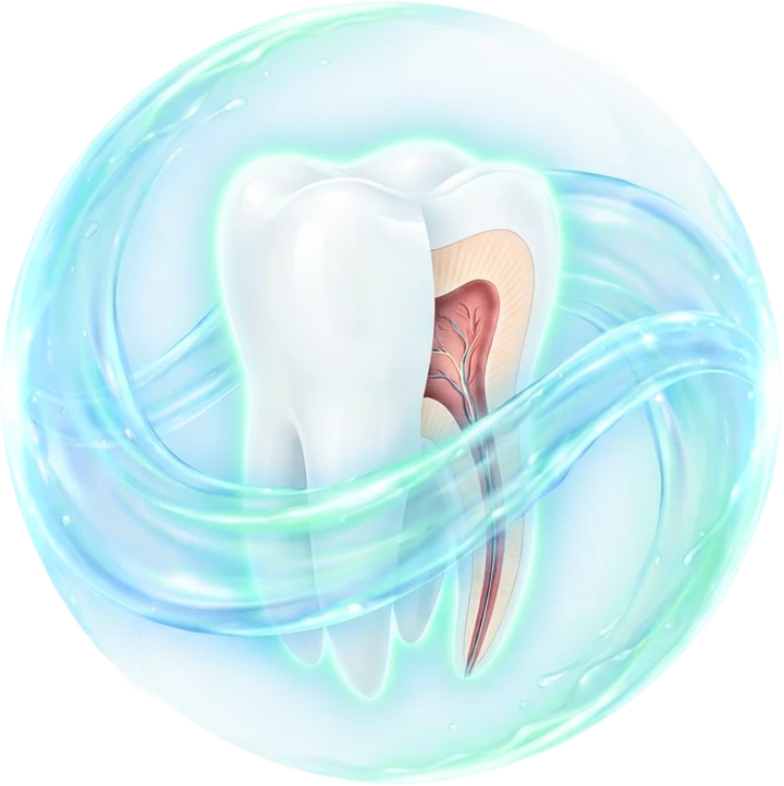 Oral microbiome illustration